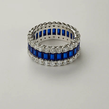 Anello da Donna in Argento 925 con Pietre colorate e Zirconi TIZ DROP 65