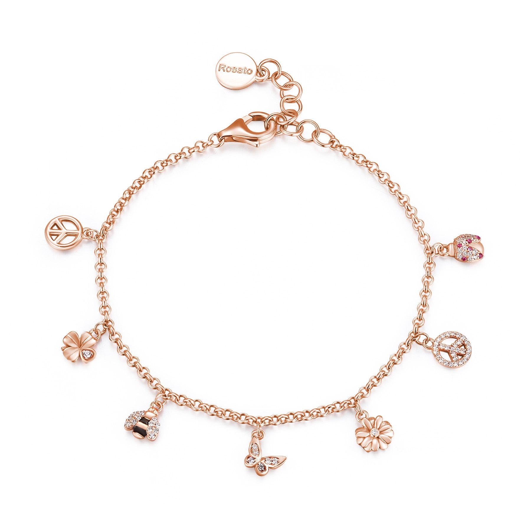 Bracciale da Donna Argento Rosato ROS RZGA14