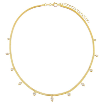 Choker da Donna In Argento Lauren P. LP CH0057GB