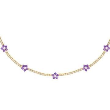 Choker da Donna In Argento Lauren P. LP CH0021GL