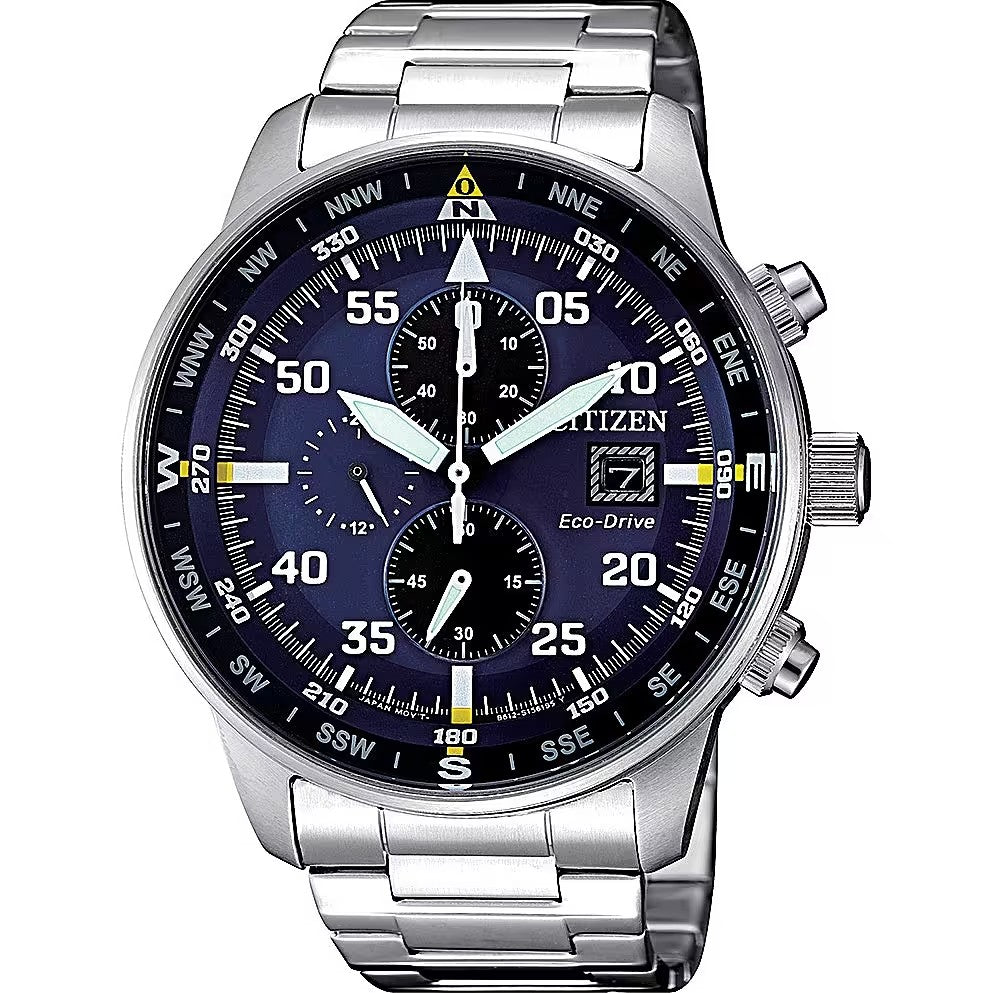 Orologio Uomo Citizen Eco Drive Crono CIT CA0690-88L