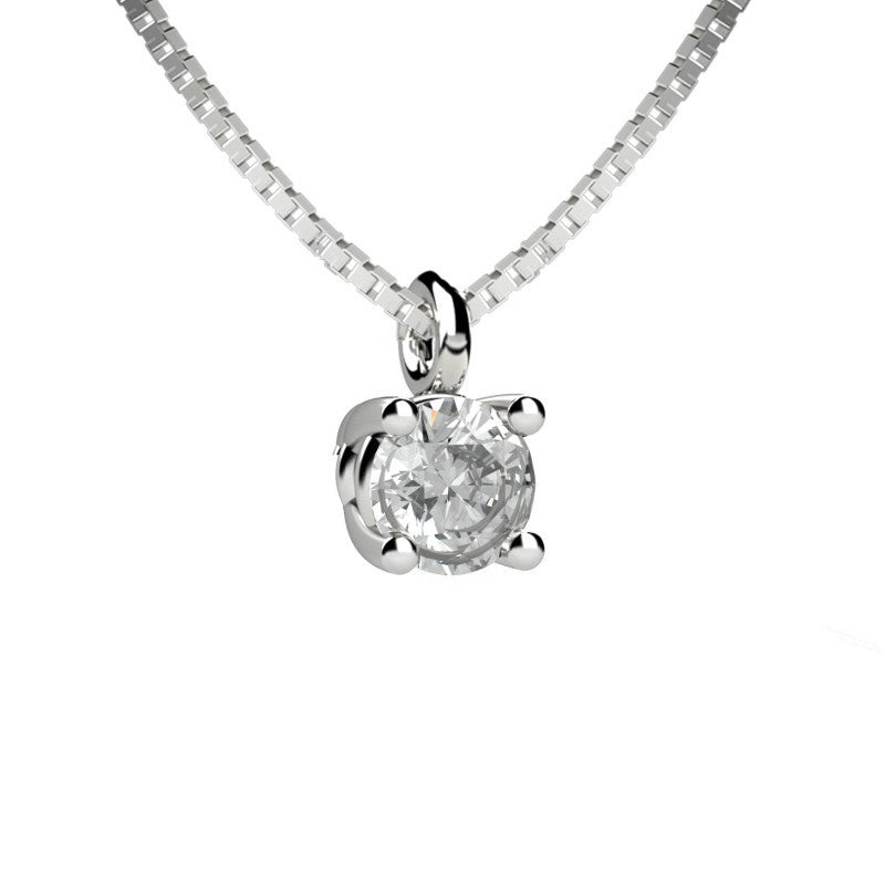 Collana da Donna Nardelli Oro Bianco Ct 0.14 G VVS NARD CL/PE053
