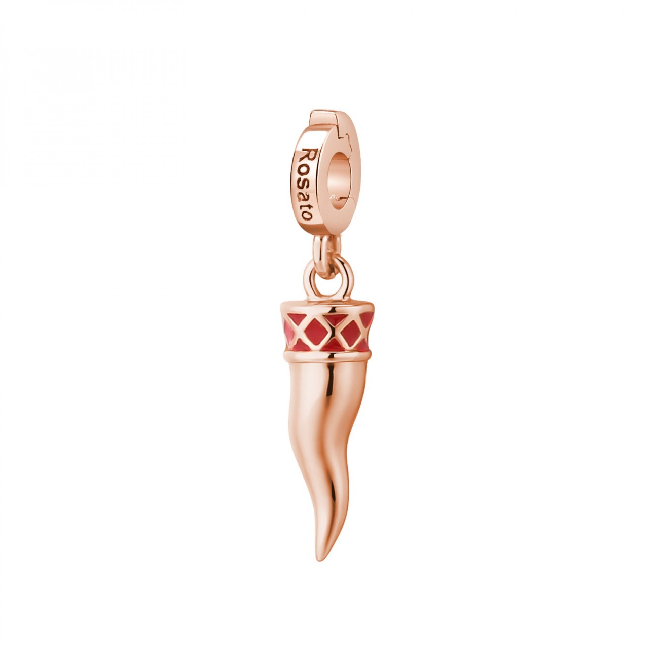 Charm da Donna Argento Rosato ROS RZ008