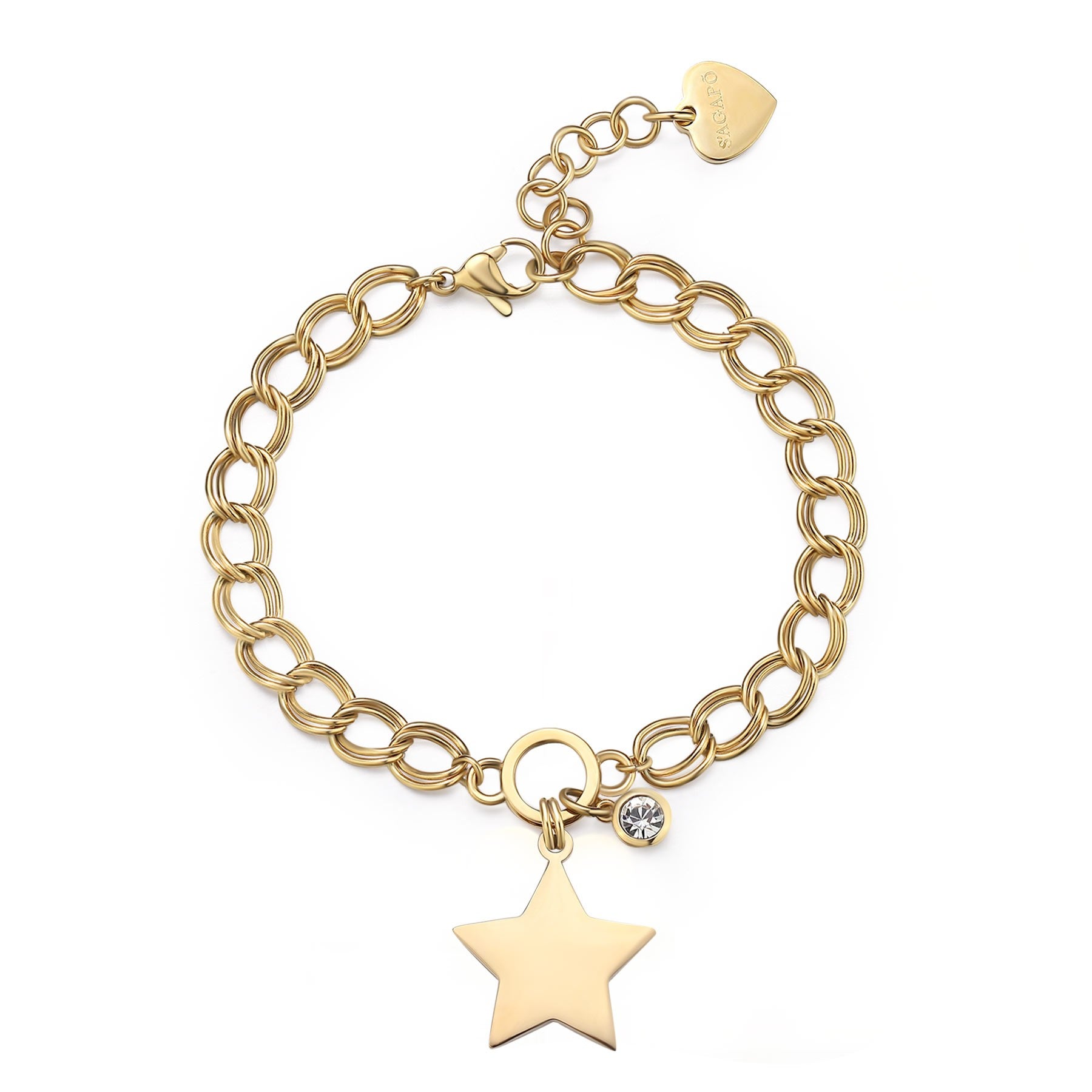 Bracciale da Donna MY LOVE in Acciaio SAG SYL24