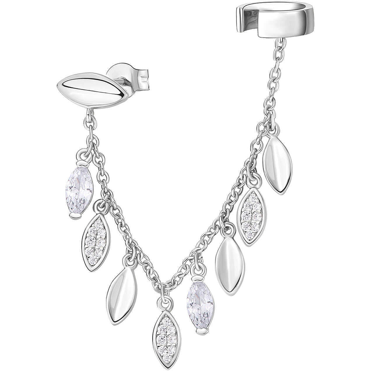 Orecchino Earcuff da Donna Argento Rosato ROS RZGA54