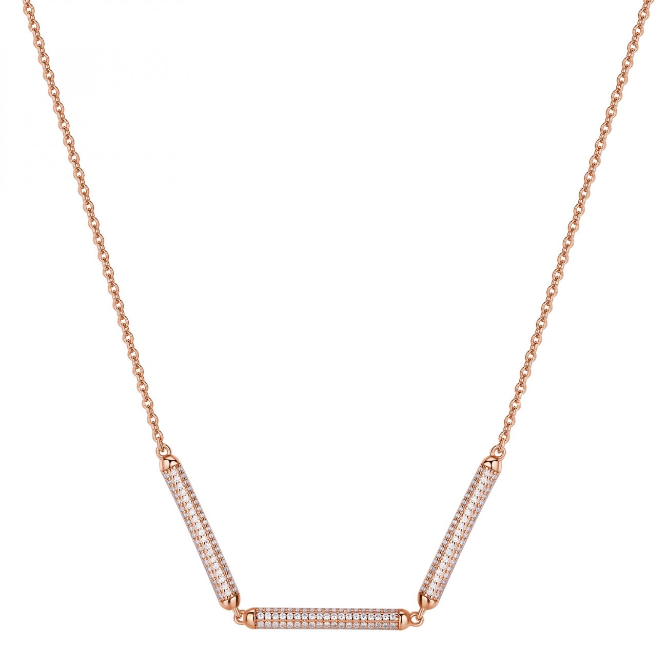 Collana da Donna Argento Rosato ROS RZBI43