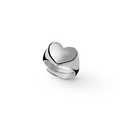 Anello Regolabile in Argento con Cuore 1AR 6637