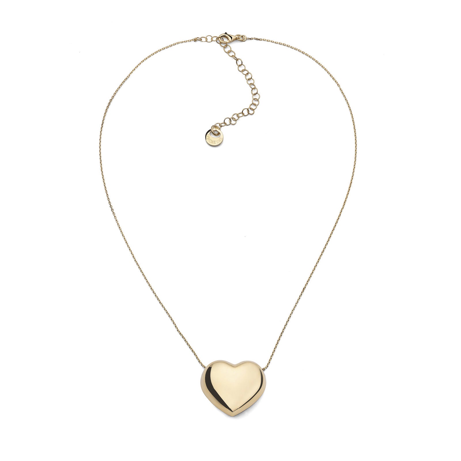 Collana da Donna in Argento dorato con Cuore Grande 1AR 6624