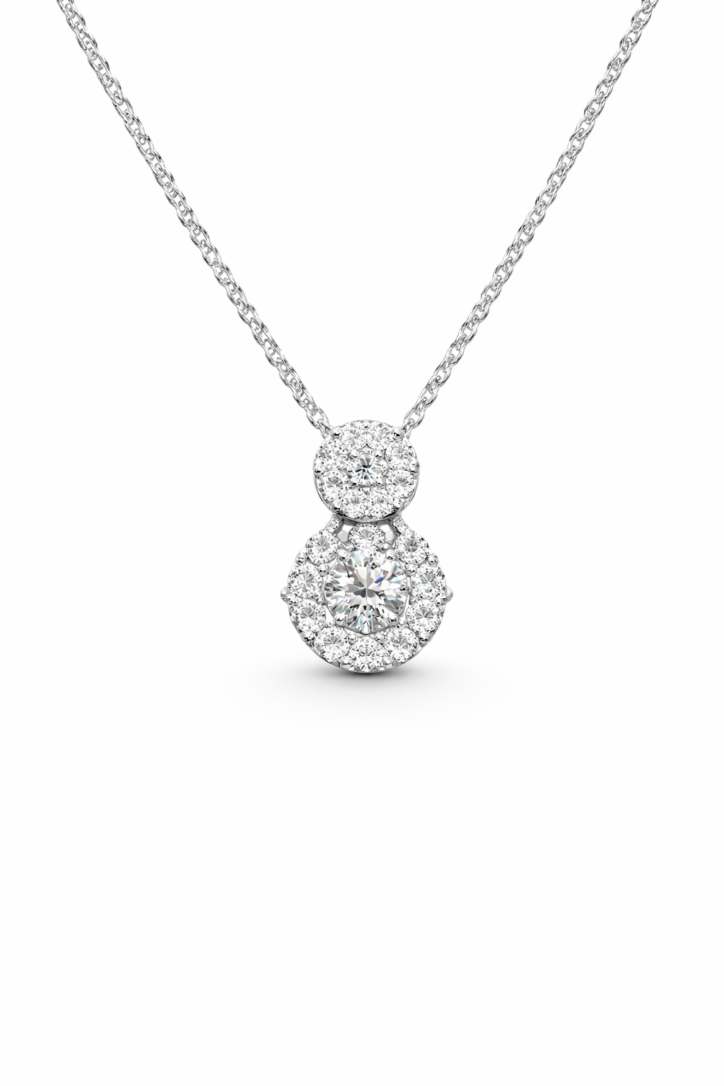 Collana da Donna Punto Luce in oro bianco e diamanti PG GIOIELLI PG CIOPOP\1