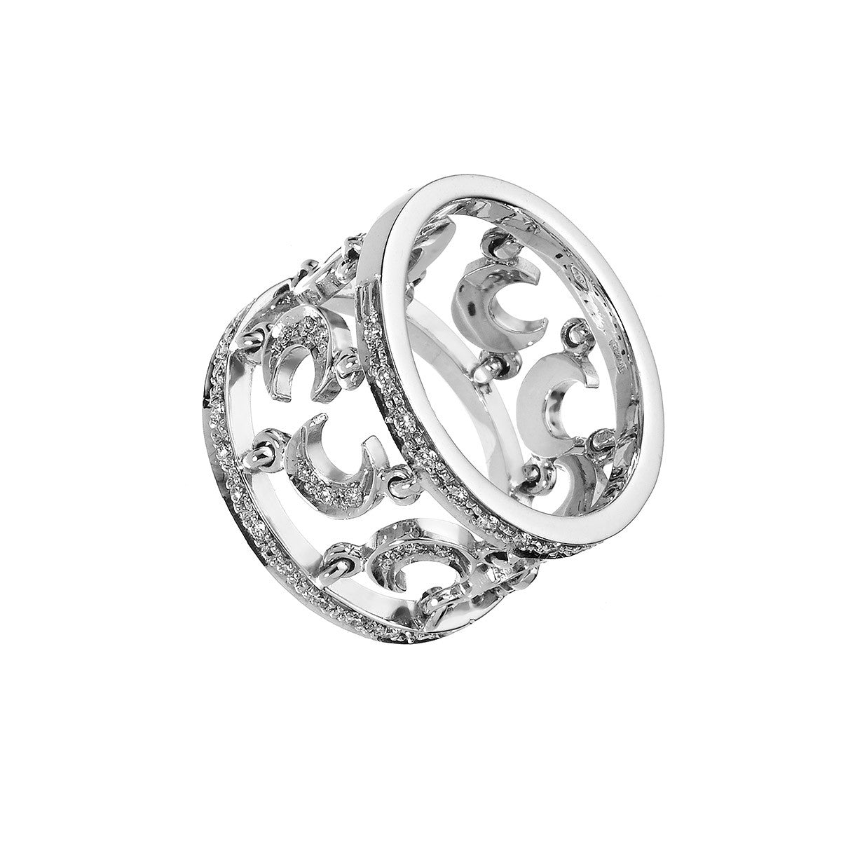 Anello da Donna Nardelli Oro Bianco Ct 0.36