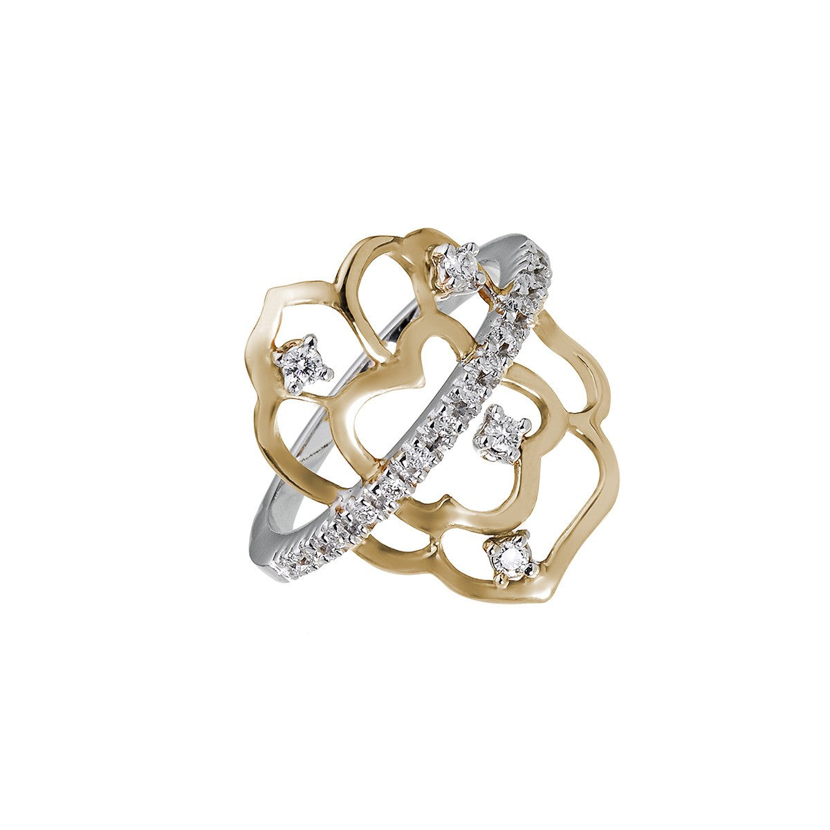 Anello da Donna Nardelli Oro Bianco Ct 0.18