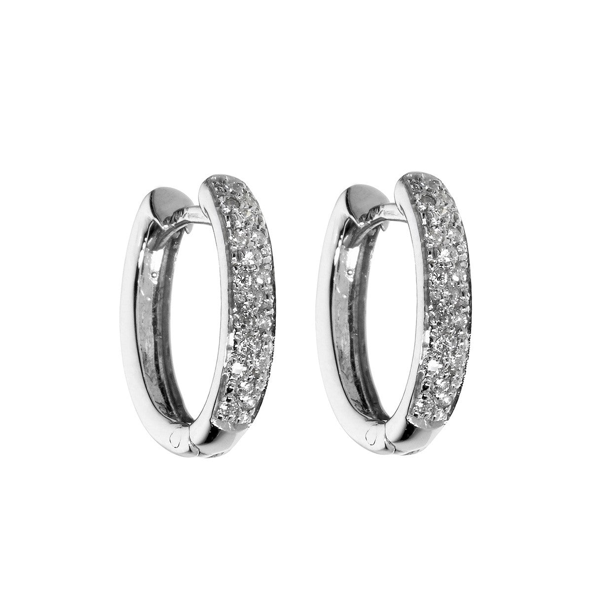 Orecchini da Donna Tiziano Oro Bianco TIZ ORCE