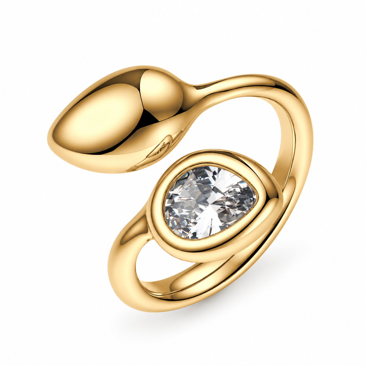 Anello da Donna con Goccia in acciaio Brosway BROS BGW30