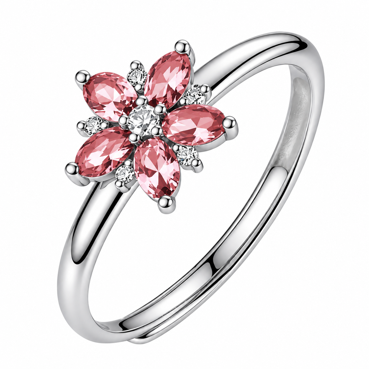 Anello da Donna con fiore in Argento 925 e cubic zirconia Brosway BROS FTP32