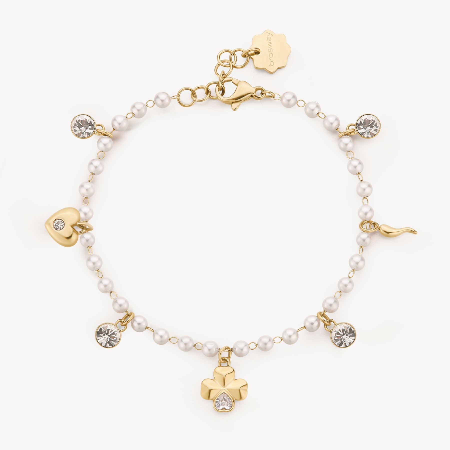 Bracciale da Donna CHAKRA portafortuna in Acciaio BROS BHKB210