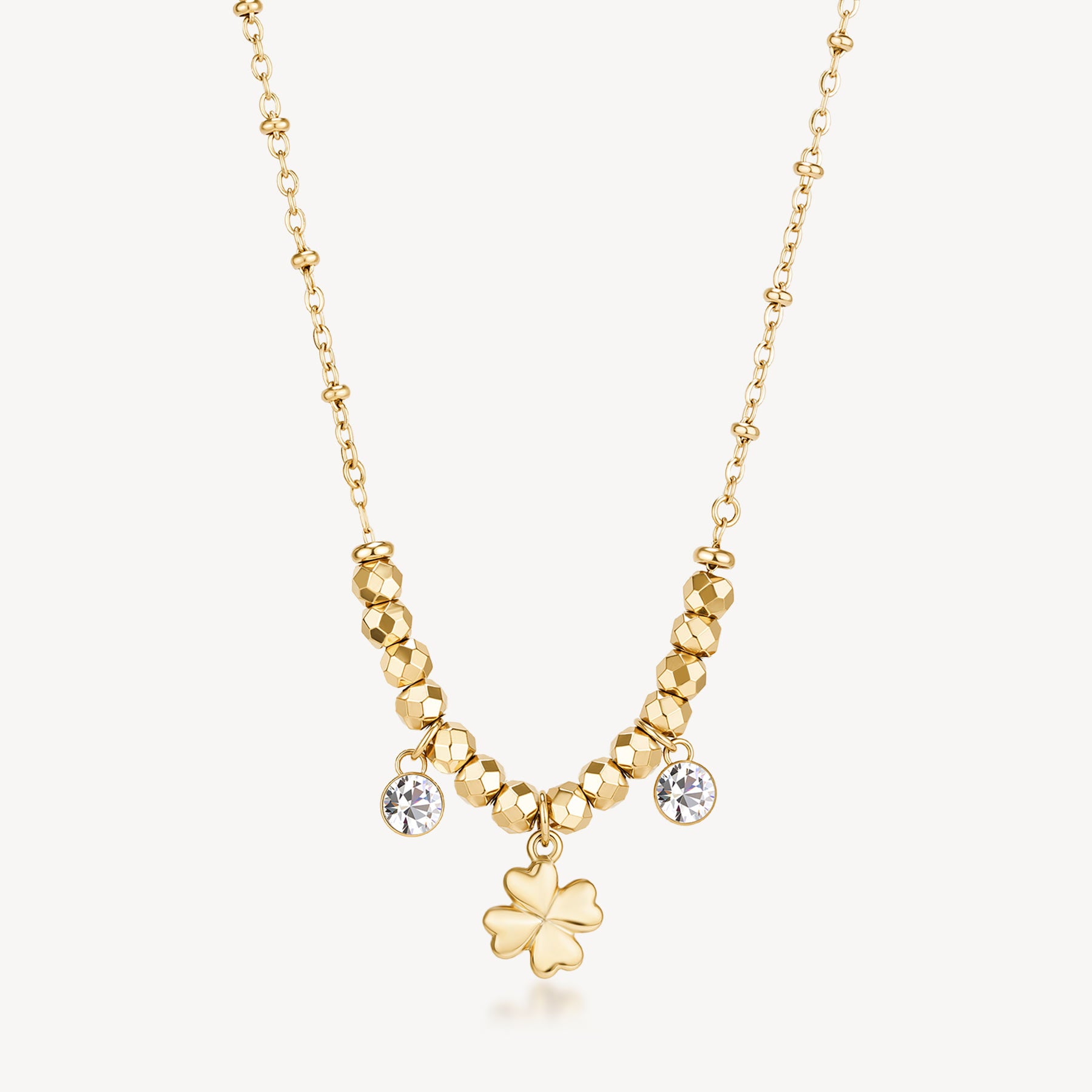 Collana DONNA PORTAFORTUNA AMORE IN ACCIAIO BROS BHKN164