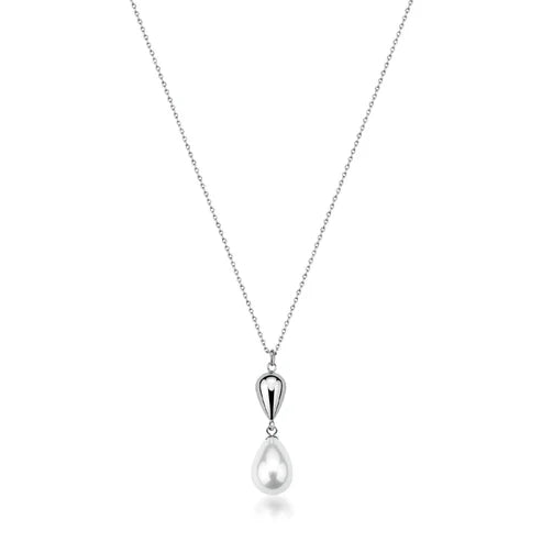 Collana da Donna Brosway acciaio con sfera e perla BROS BPC68