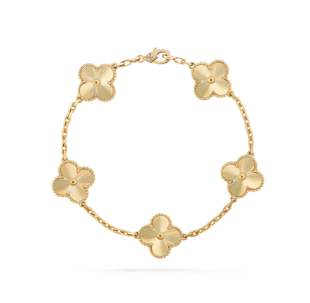 Bracciale Quadrifoglio Gold in Argento 925 TIZ AMOR 47