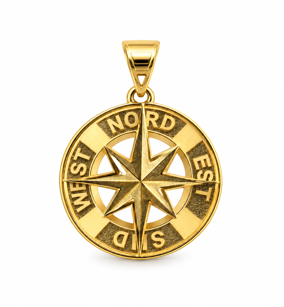 Men's Anchor Pendant in 18kt Gold Tiziano TIZ ORCND 395