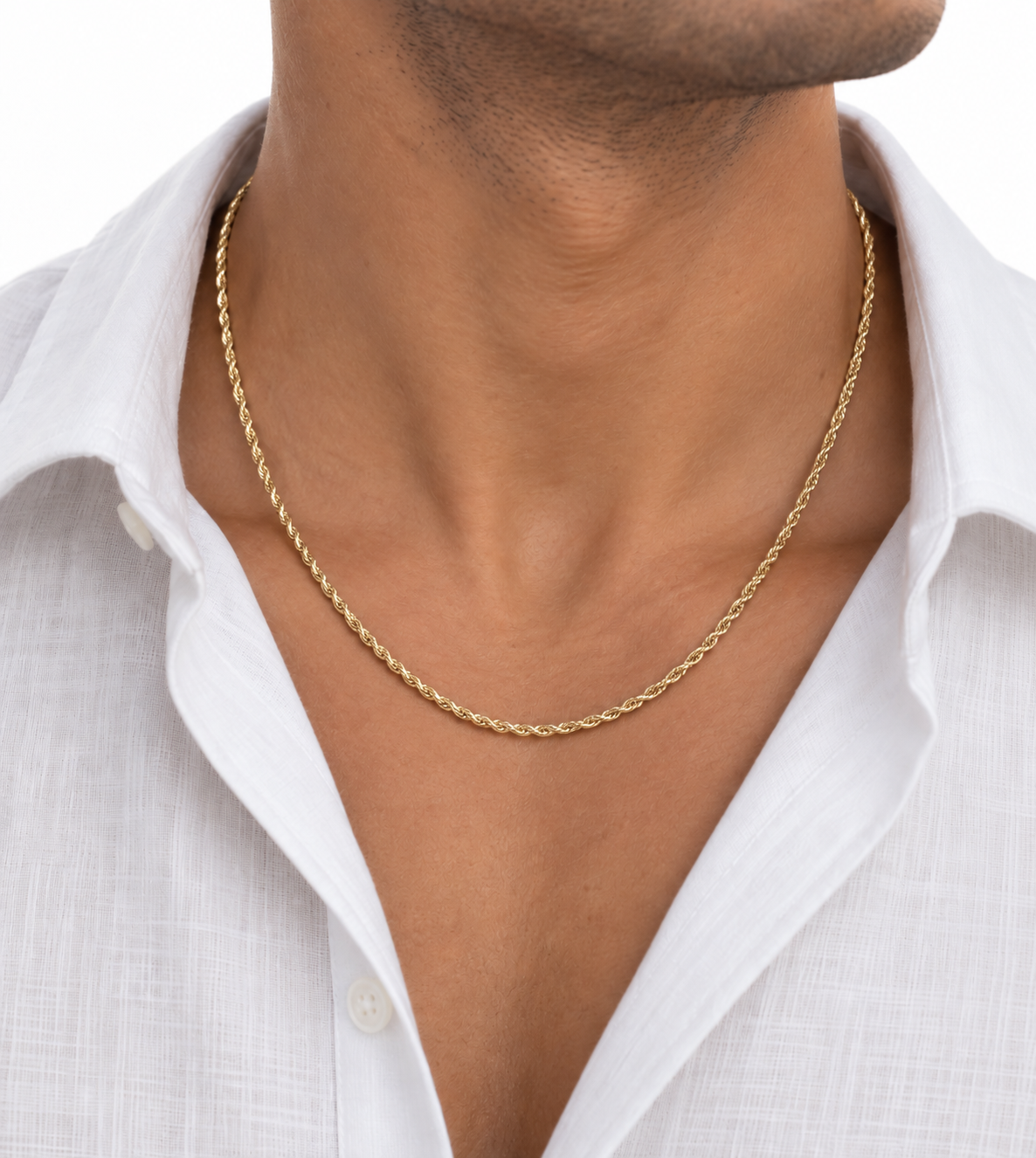 Unisex 18kt Gold Necklace TIZIANO TIZ ORCOLL 02
