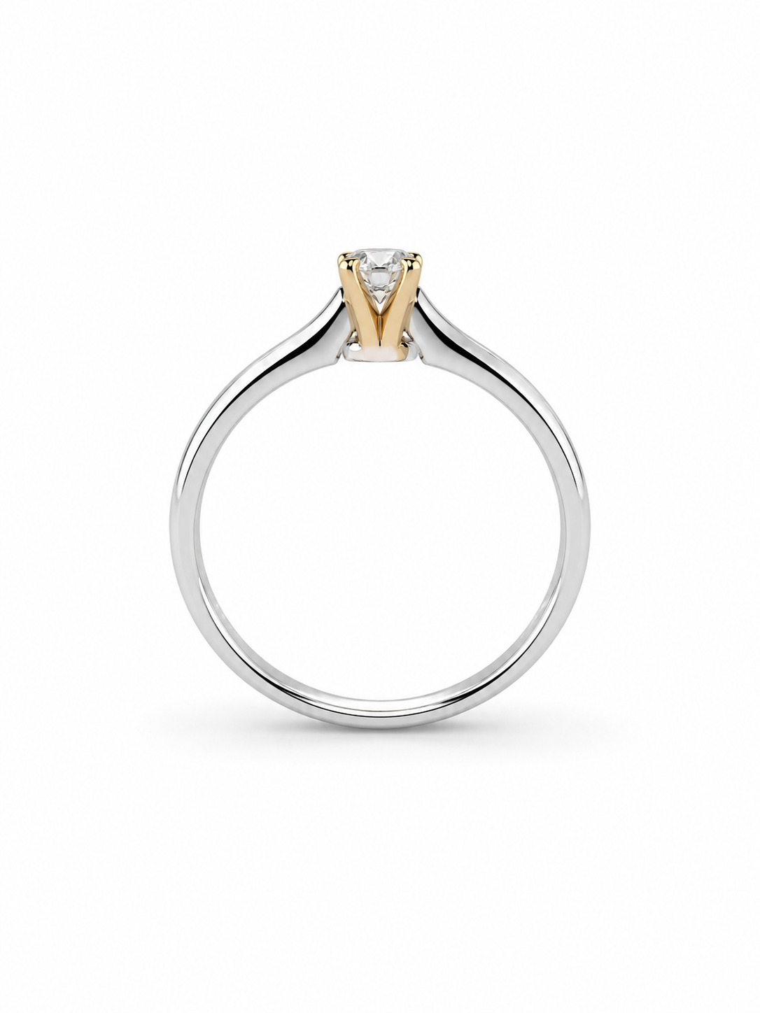 Anello Solitario da Donna in Oro e diamanti Nardelli NARD CLS0028B