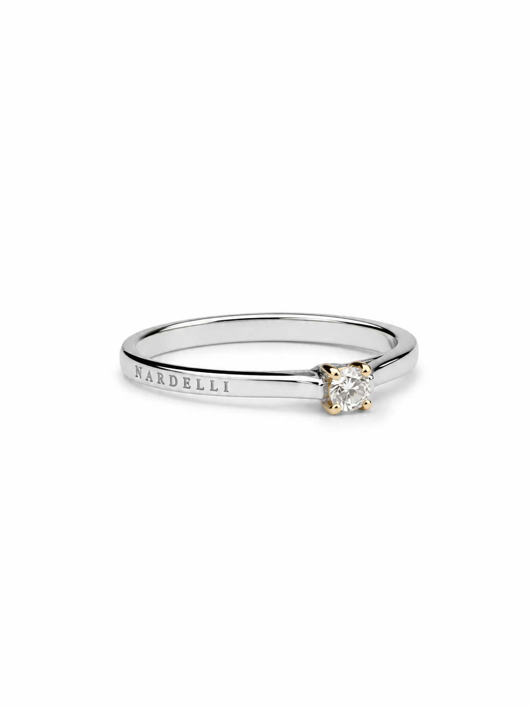Anello Solitario da Donna in Oro e diamanti Nardelli NARD CLS0028B
