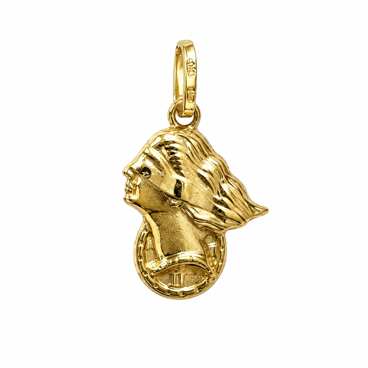 Pendente Donna Dea Bendata in oro 18Kt TIZIANO TIZ ORCND 526