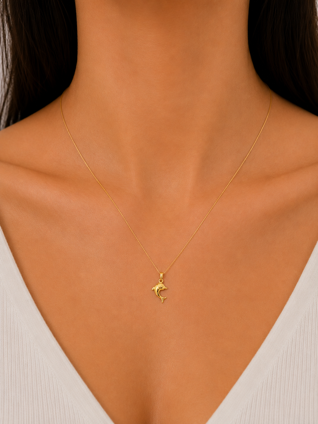 Pendente Donna Delfino in oro 18Kt Donna TIZIANO TIZ ORCND 528