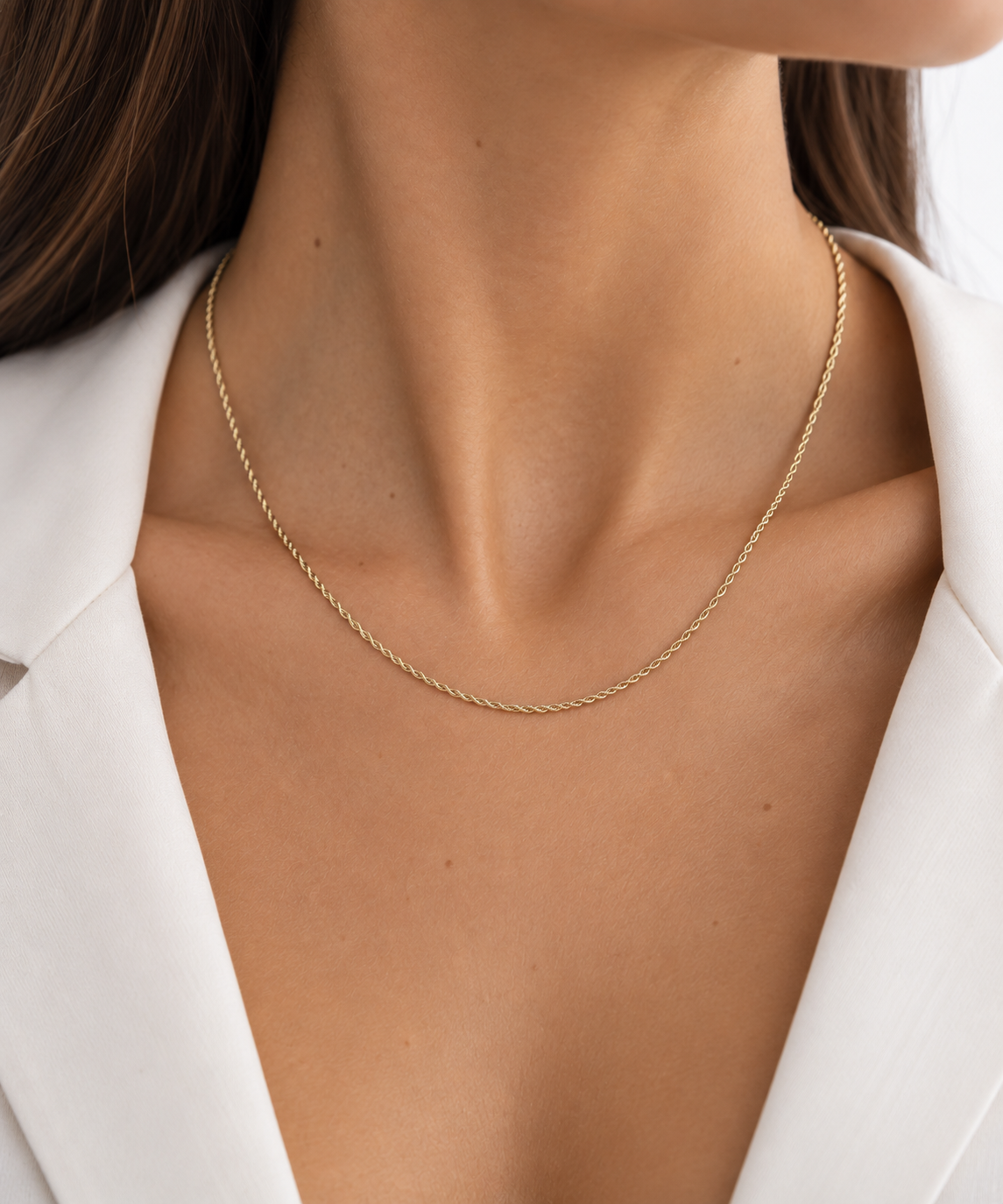 Women's 18kt Gold Rope Necklace TIZIANO TIZ ORCOLL 106