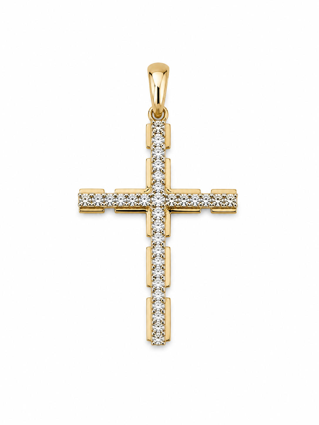 Ciondolo Croce da Donna in oro 18Kt TIZIANO TIZ ORCND 436