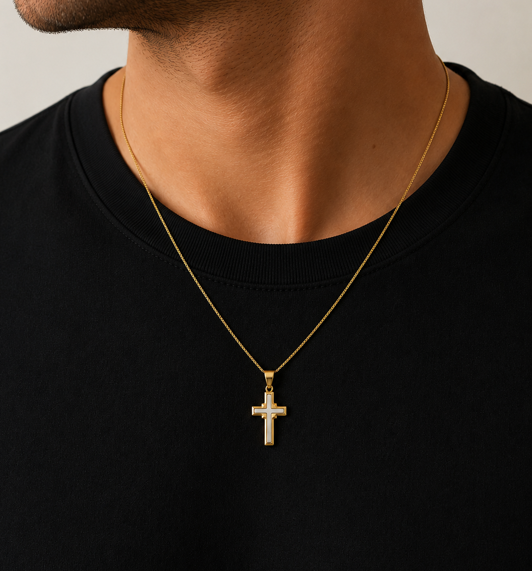 Herrenkreuz-Anhänger aus 18 Karat Gold TIZIANO TIZ ORCND 219