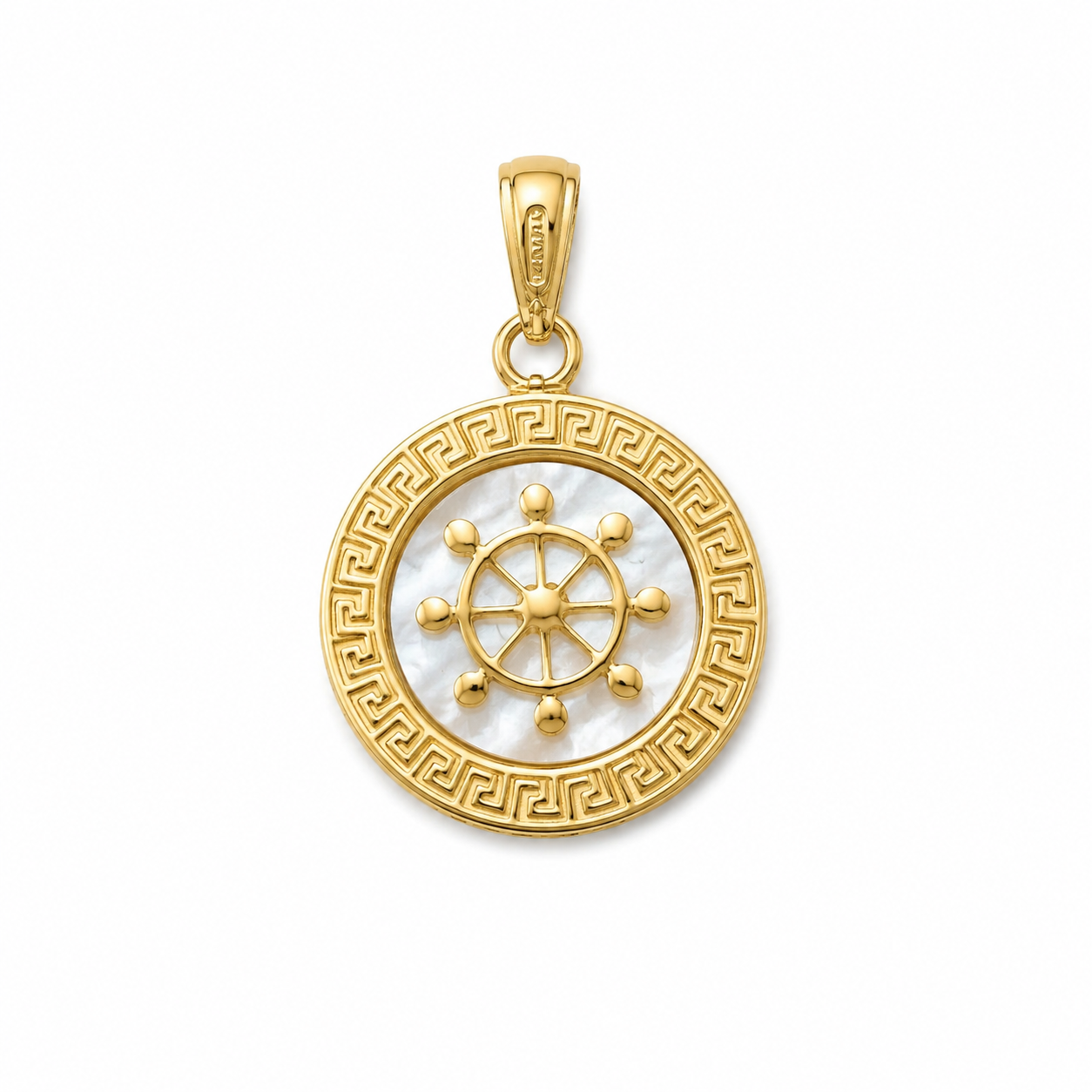 Pendente Uomo Timone in oro 18Kt e Madreperla Tiziano TIZ ORCND 26