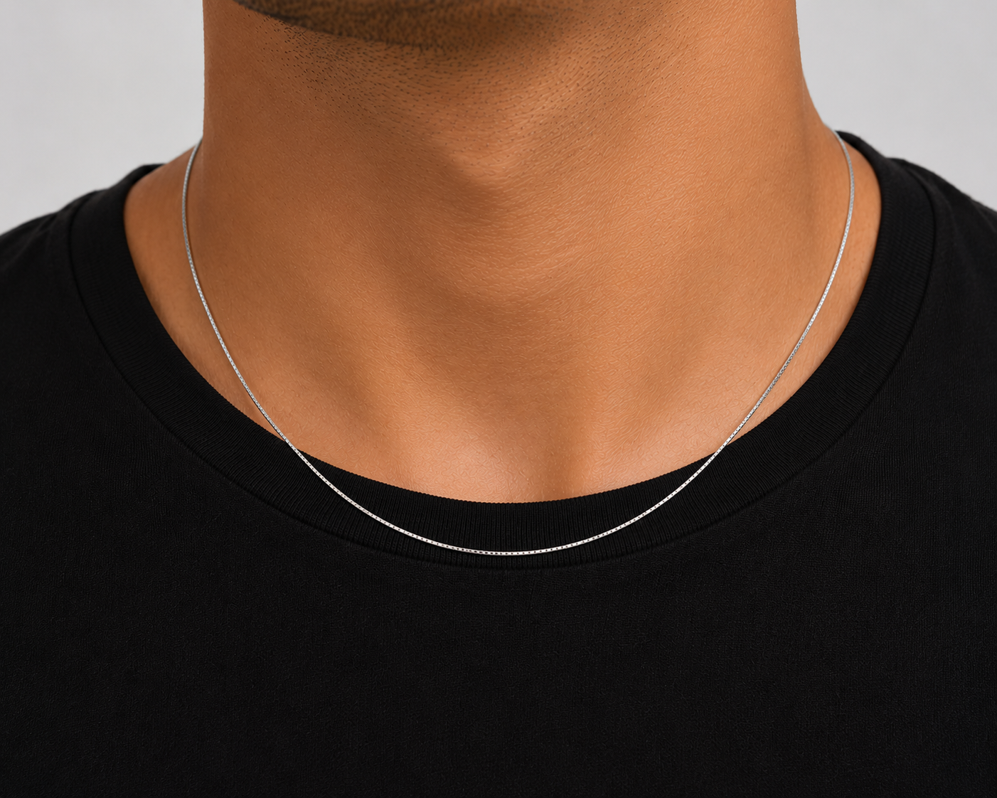 Collana Unisex Veneziana in oro bianco 18Kt TIZIANO TIZ ORCAT 246/B