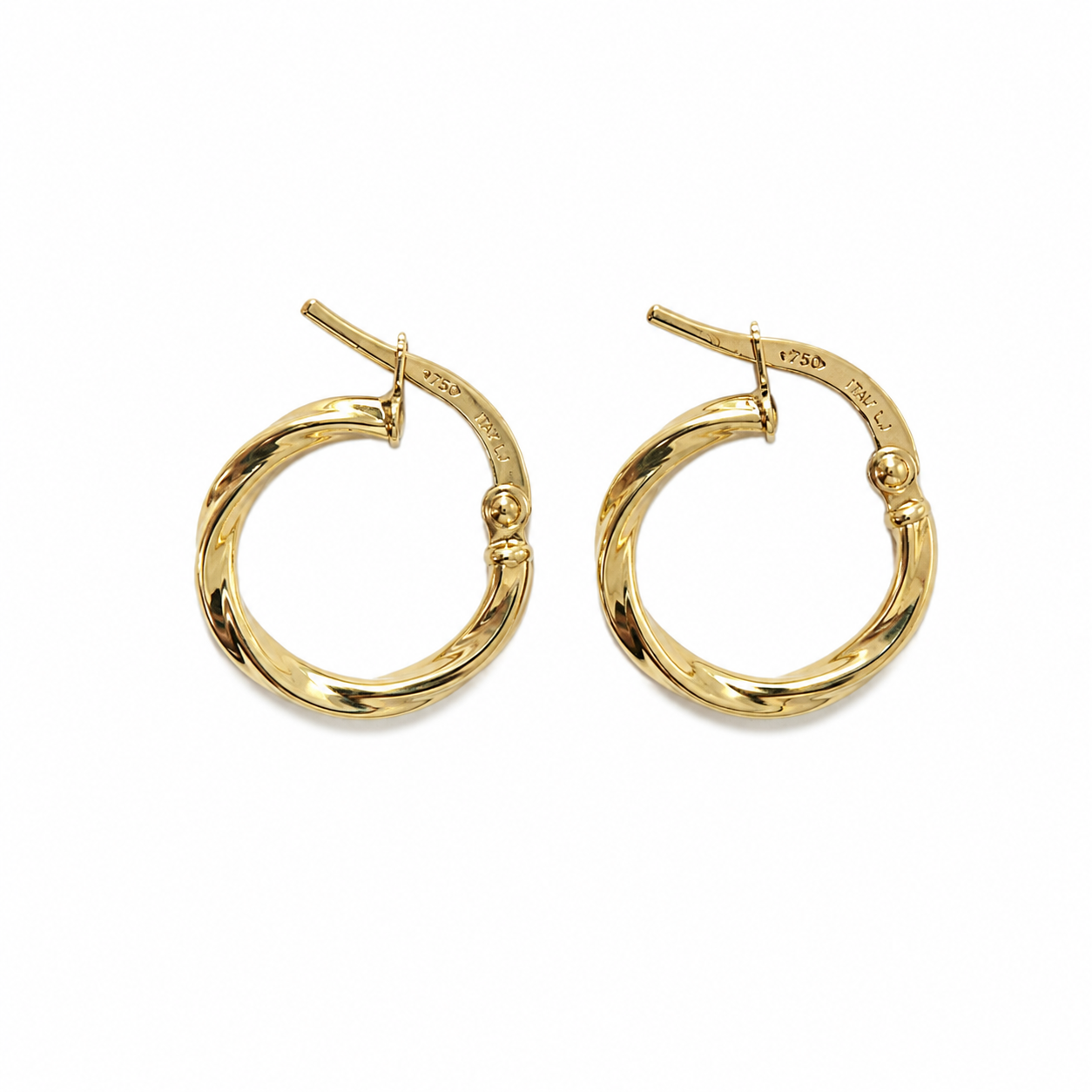 Orecchini A Cerchio in oro giallo 18Kt TIZIANO TIZ OR 129