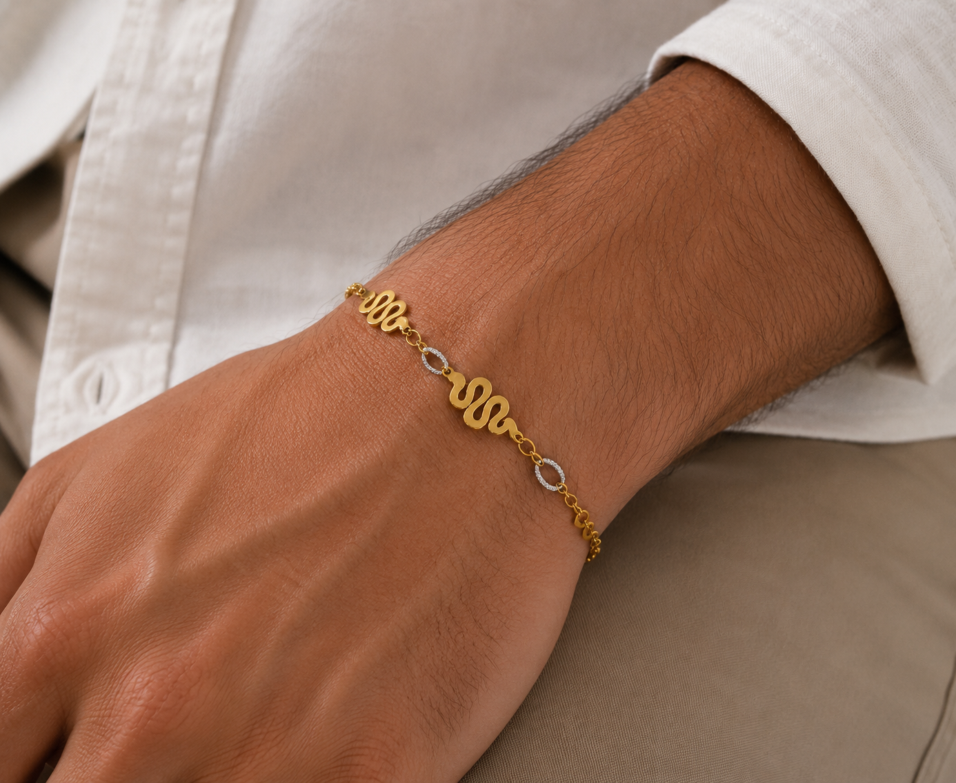 Bracciale Unisex in oro 18Kt TIZIANO TIZ ORBR 275