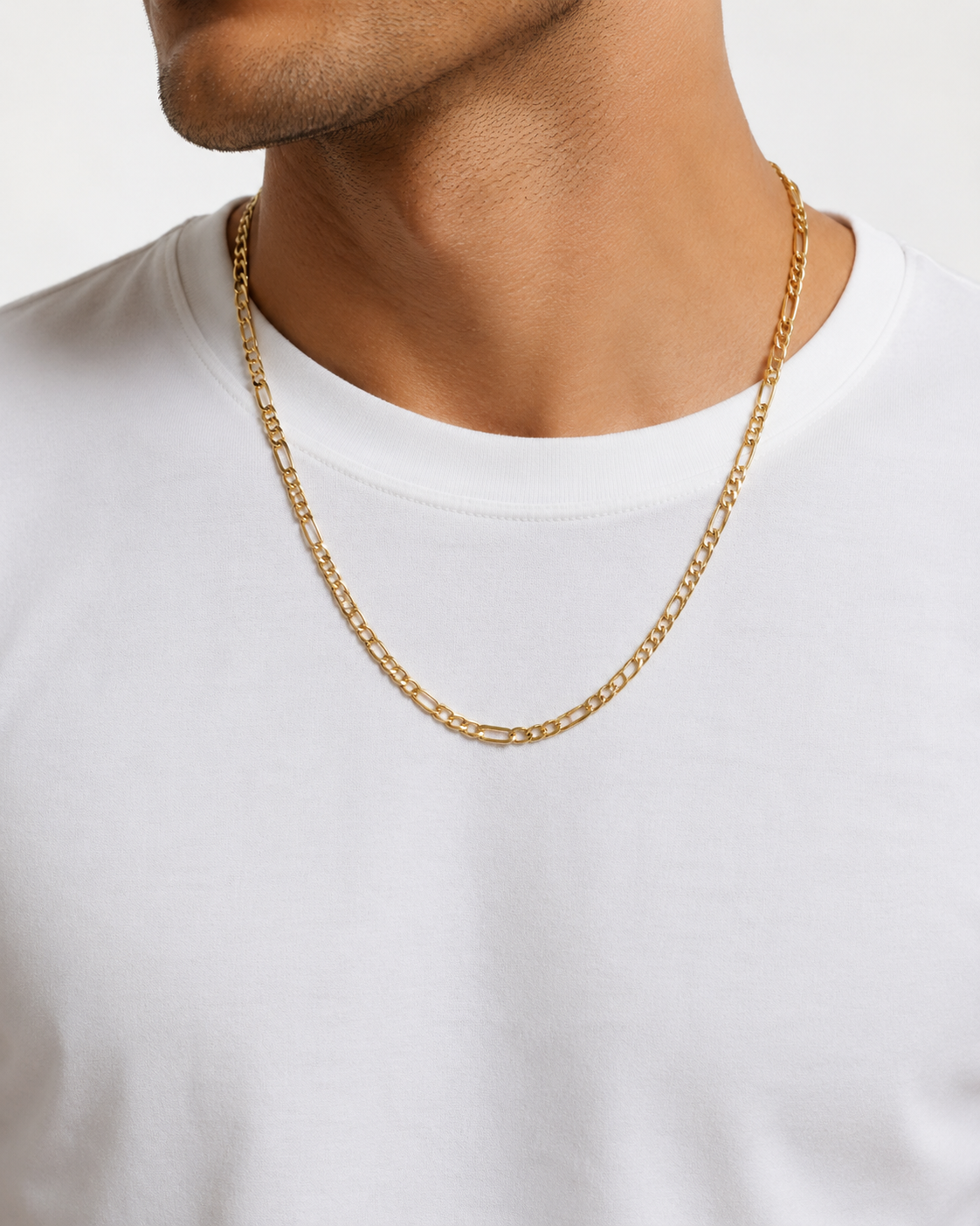 Collana Uomo Maglia Figaro in Oro Giallo 18kt TIZ TIZIANO ORCOLL 206