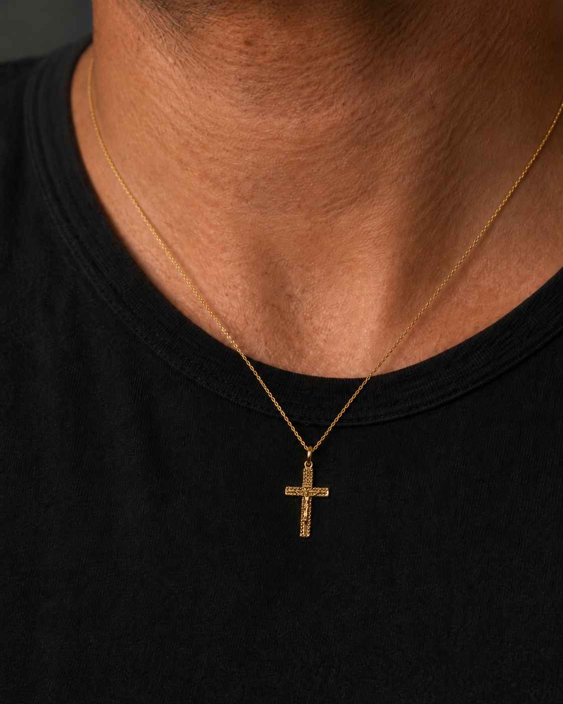 Ciondolo Croce da Uomo in oro 18Kt TIZIANO TIZ ORCND 112