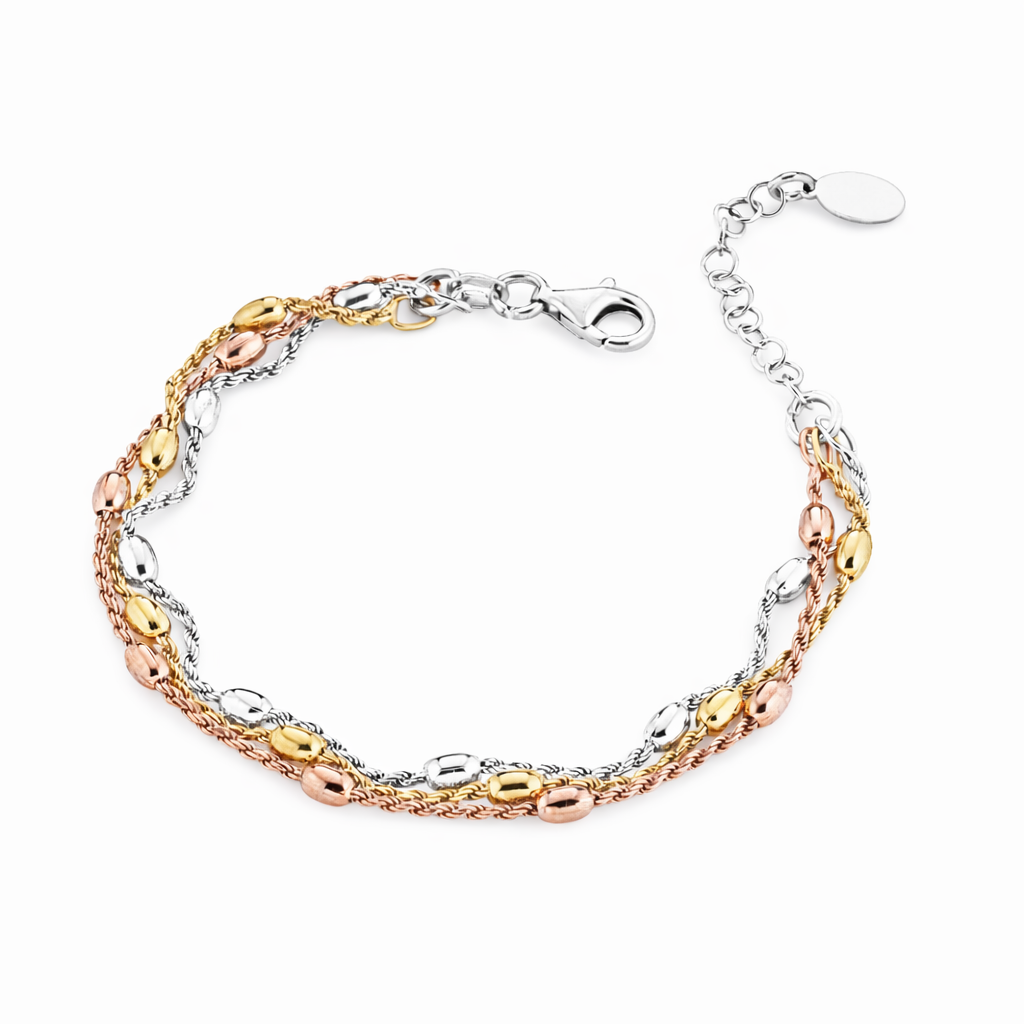 Bracciale da Donna Petite Boules in Argento 925 Marcello Pane MP BRSS 048