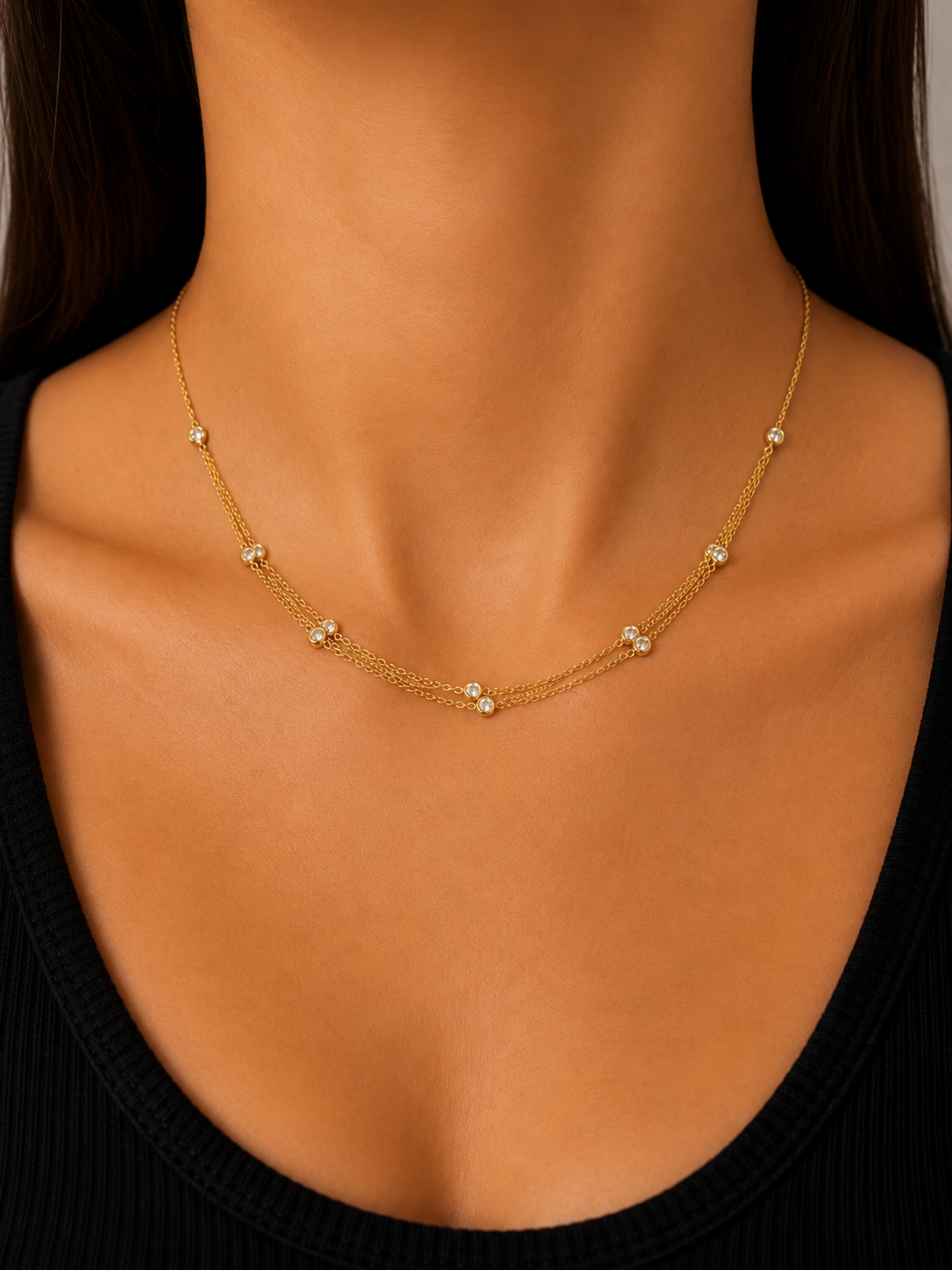 Collana da Donna in oro 18Kt TIZIANO TIZ ORCOLL 11