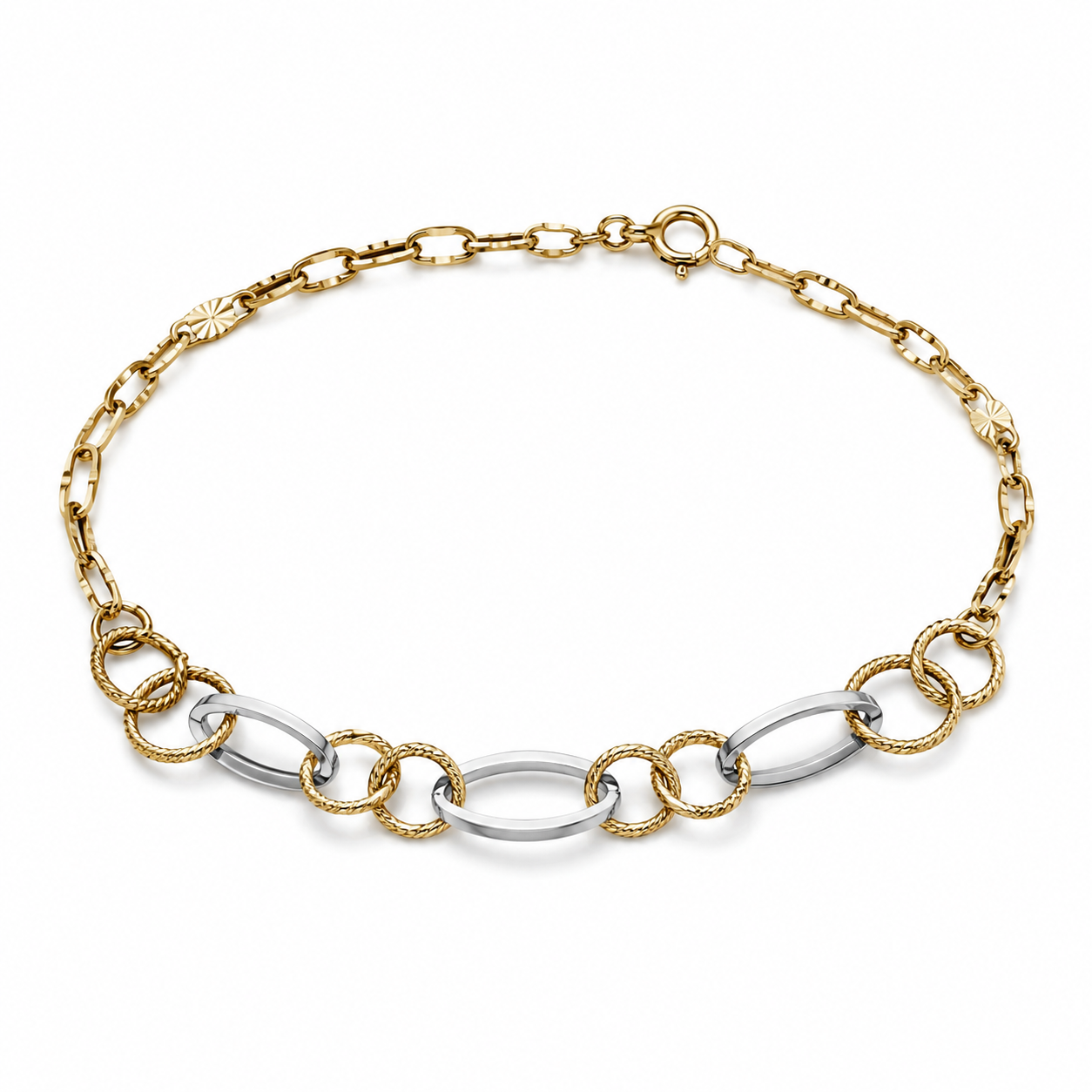 Bracciale Da Donna Bicolore in Oro 18Kt TIZIANO TIZ ORBR 154