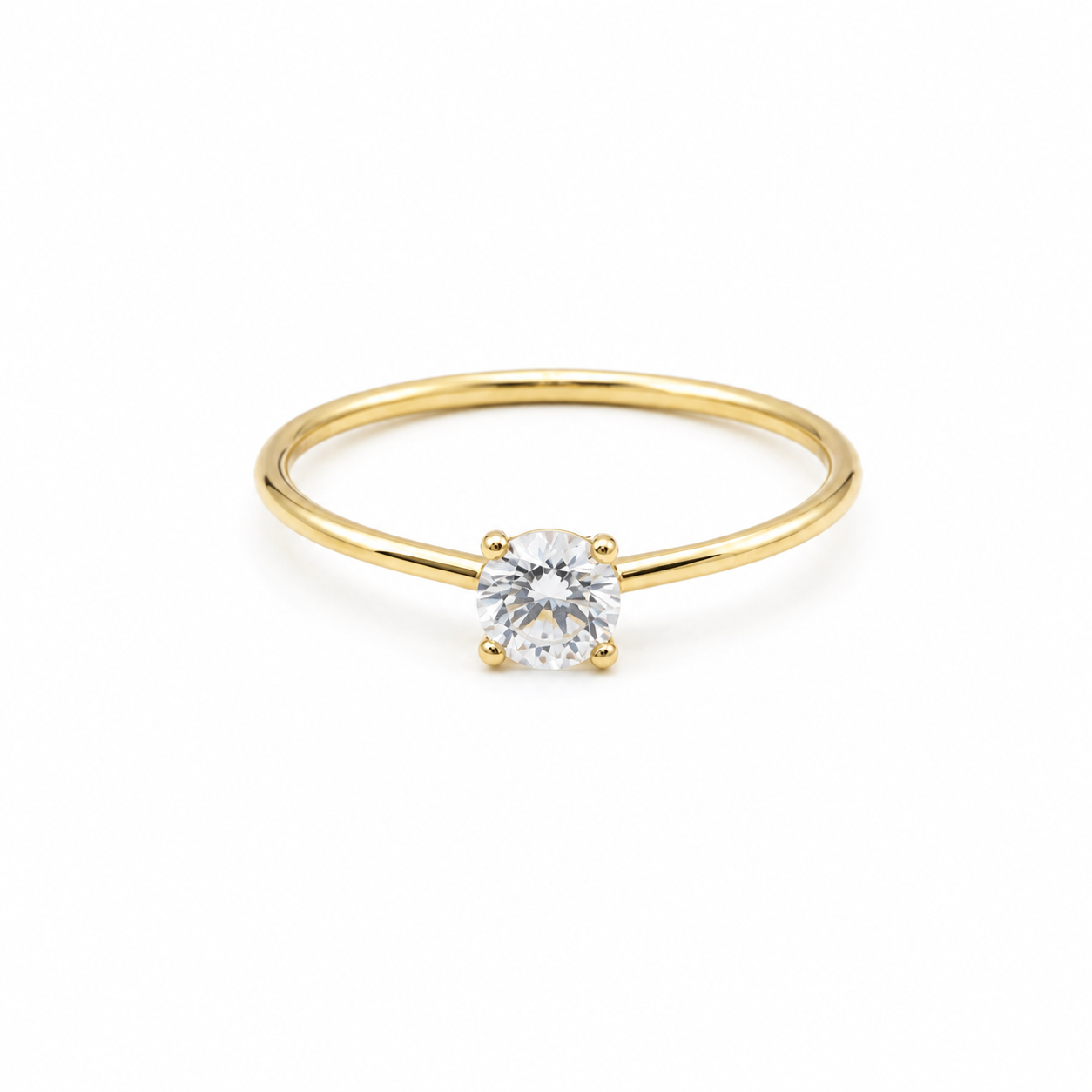 Anello Solitario da Donna in oro 18Kt TIZIANO TIZ ANOR 221