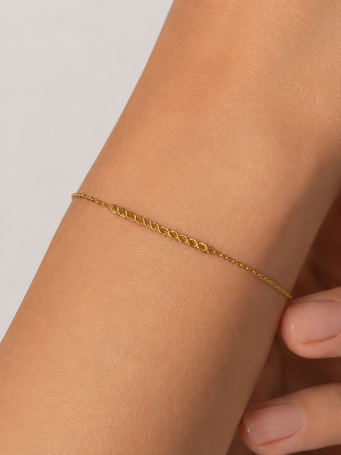 Bracciale Unisex con Maglia Intrecciata in oro 18Kt TIZIANO TIZ ORBR 181