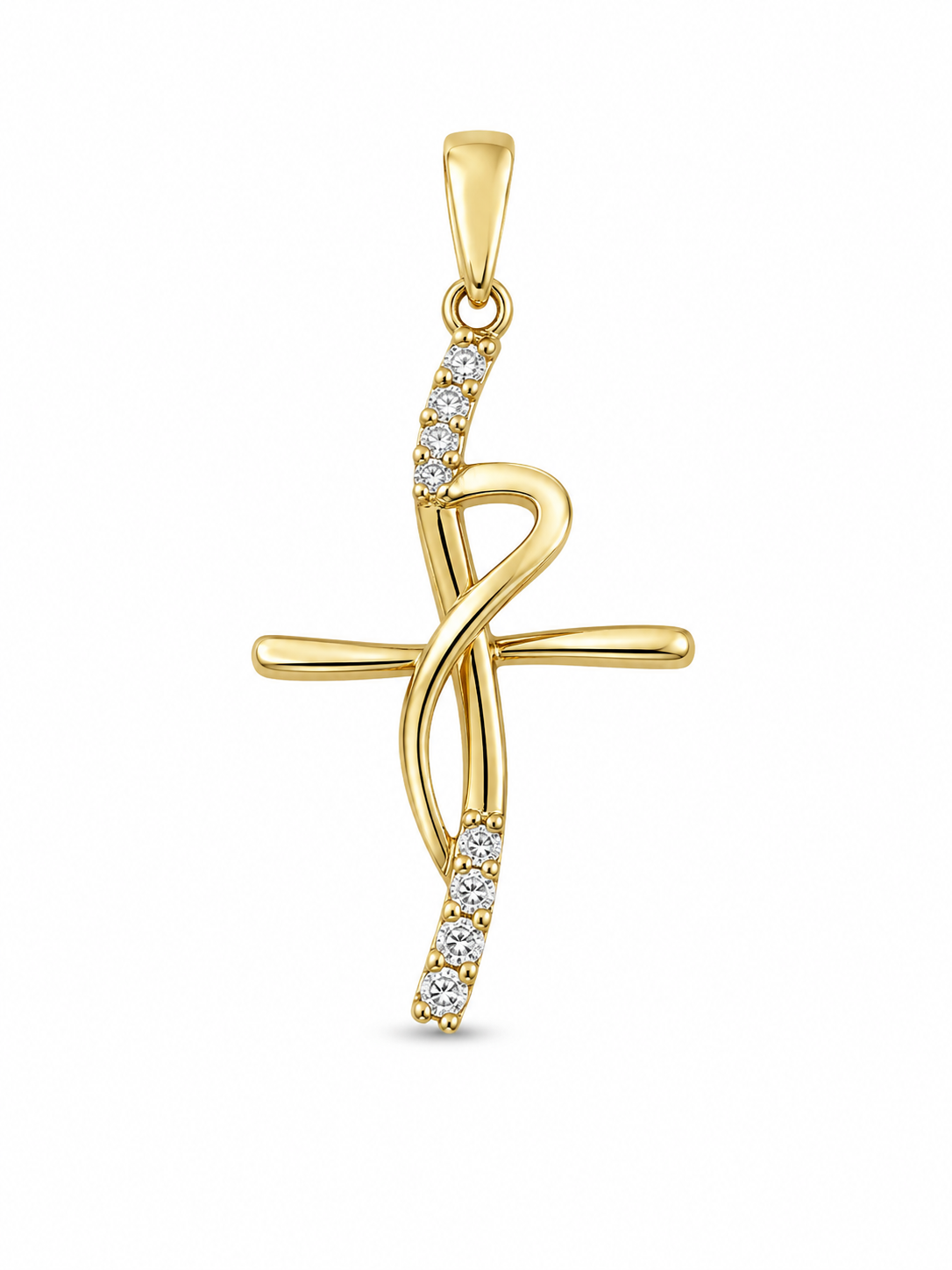 Ciondolo Croce da Donna in oro 18Kt TIZIANO TIZ ORCND 541
