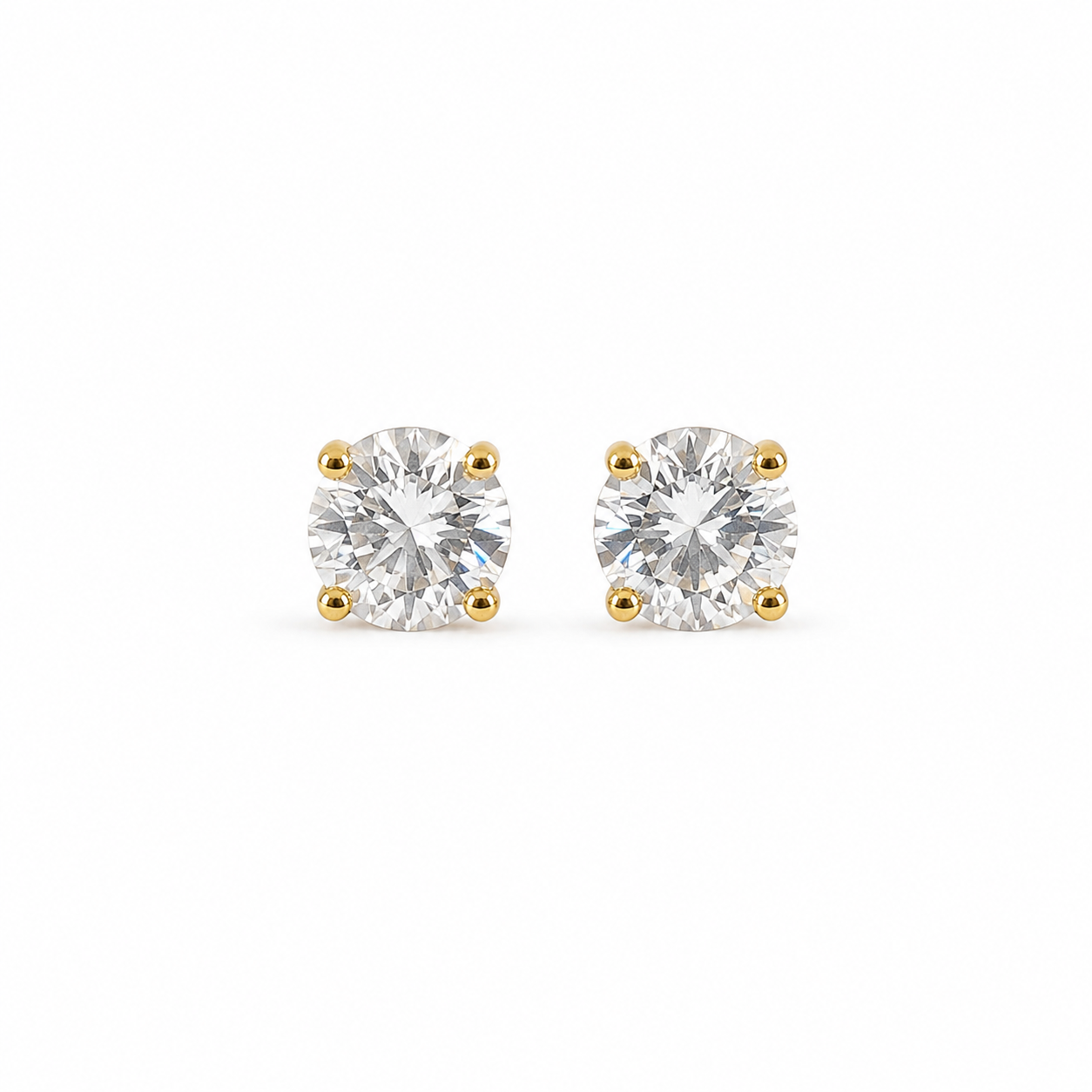 Unisex-Ohrringe aus 18 Karat Gold TIZIANO TIZ OR 116