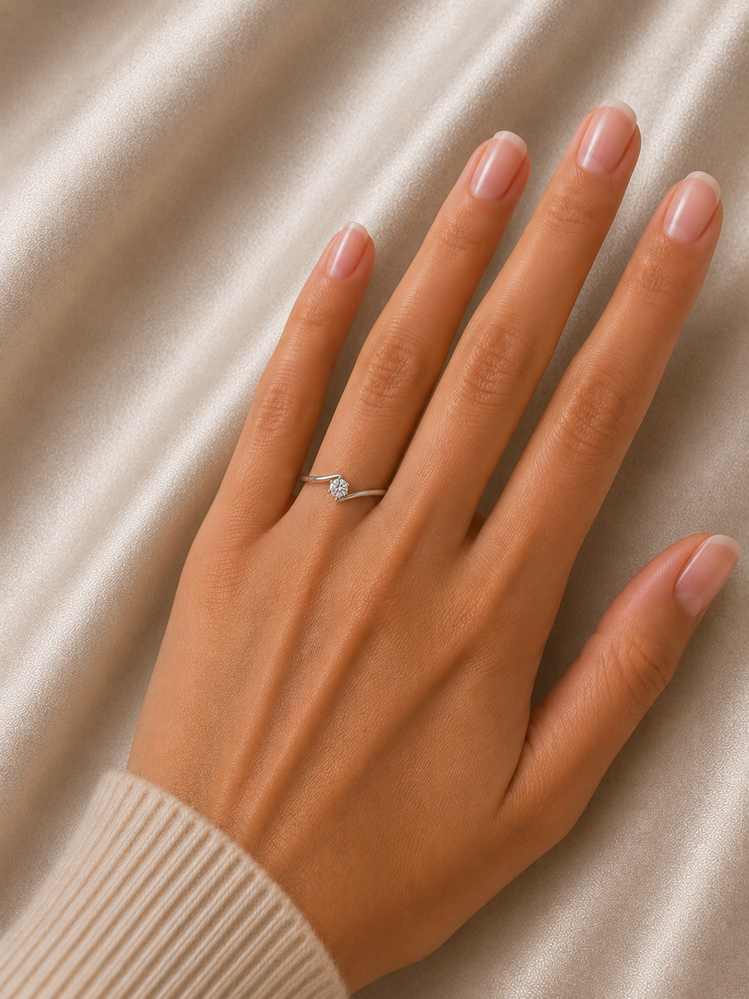 Anello Solitario da Donna in oro 18Kt TIZIANO TIZ ANOR 47