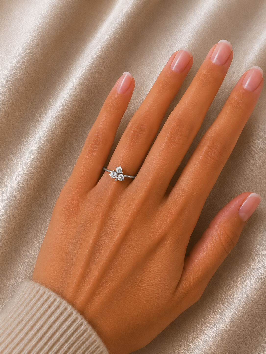 Anello Trilogy da Donna in oro 18Kt TIZIANO TIZ ANOR 474