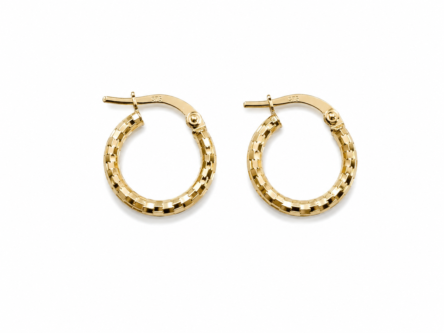 Unisex-Ohrringe aus 18 Karat Gold TIZIANO TIZ OR 475