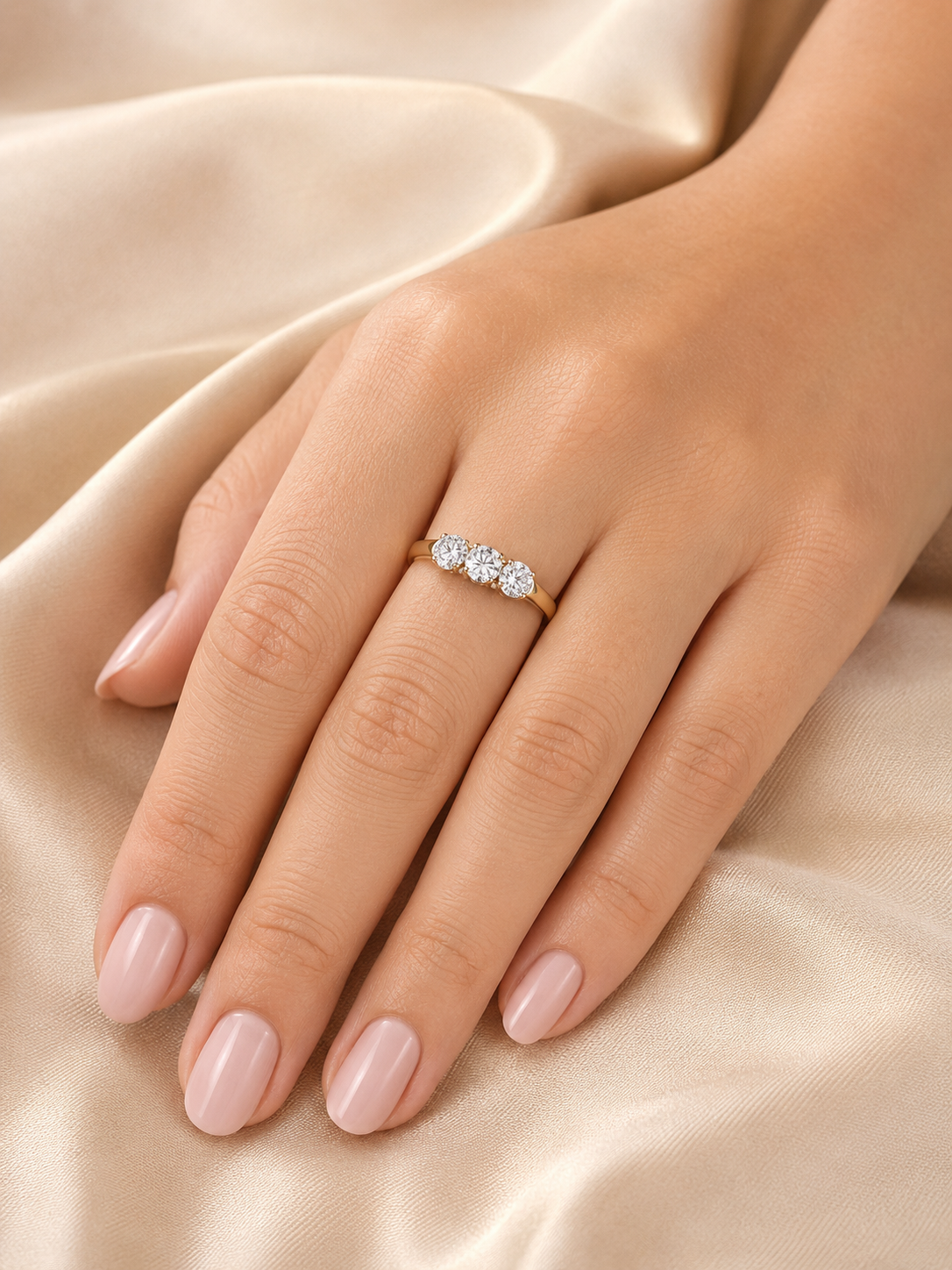 Anello Trilogy da Donna in oro 18kt TIZIANO TIZ ANOR 218