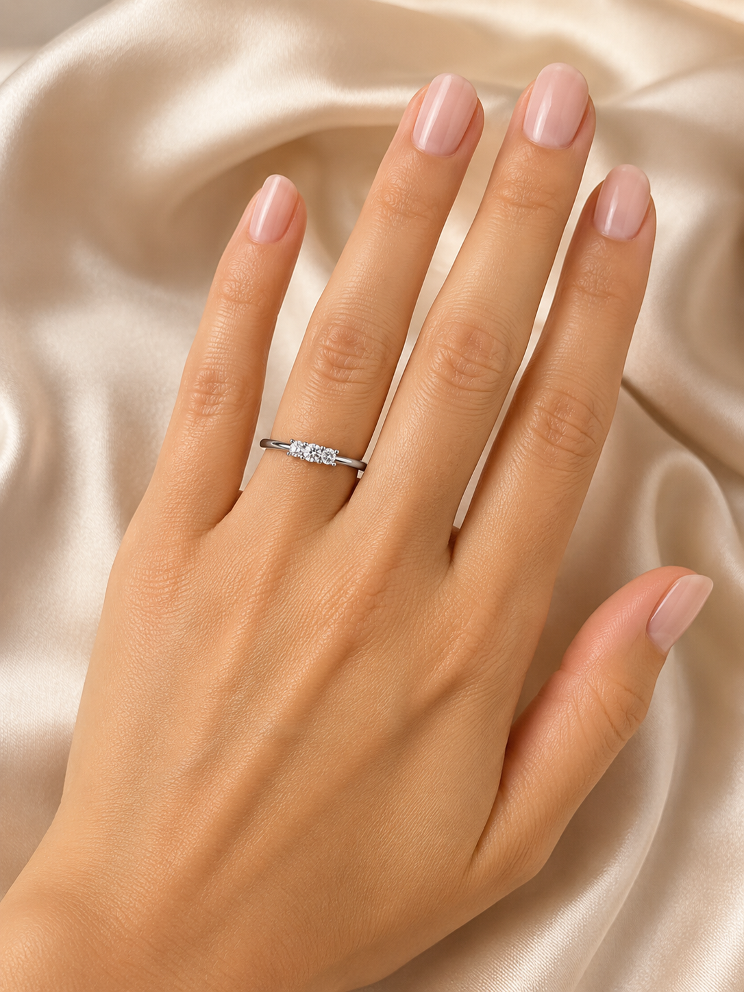 Anello Trilogy da Donna in oro 18Kt TIZIANO TIZ ANOR 37
