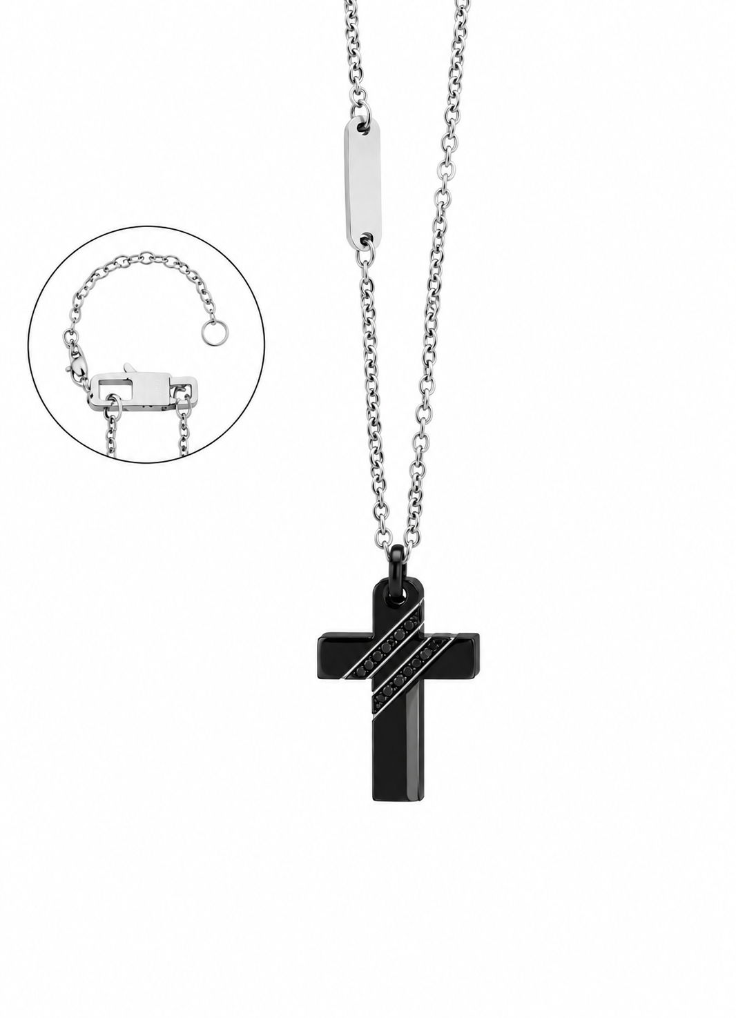 Collana da Uomo con croce in acciaio Cesare Paciotti 4US 4UCL8590